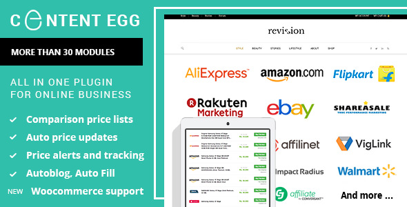 Content Egg - all in one plugin for Affiliate, Price Comparison
