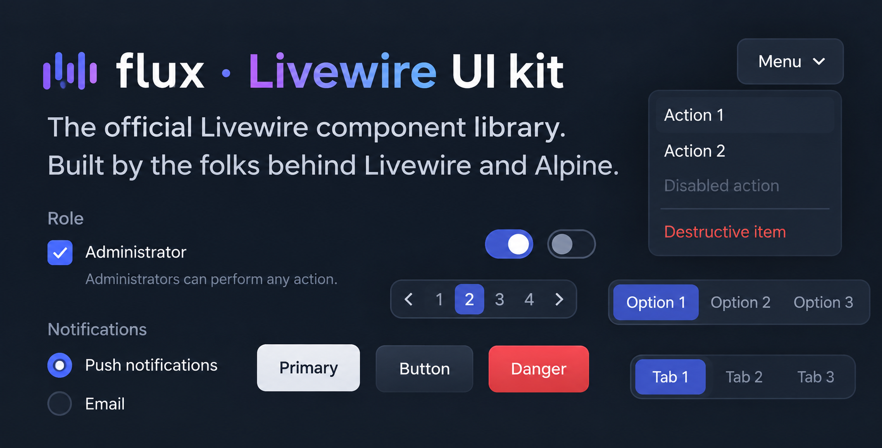 Livewire Flux PRO