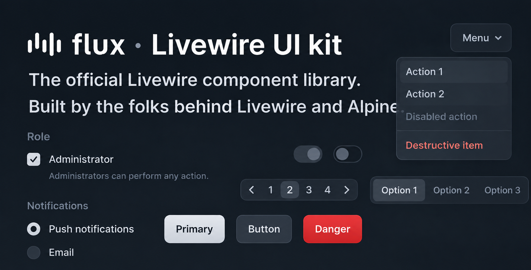 Livewire Flux PRO