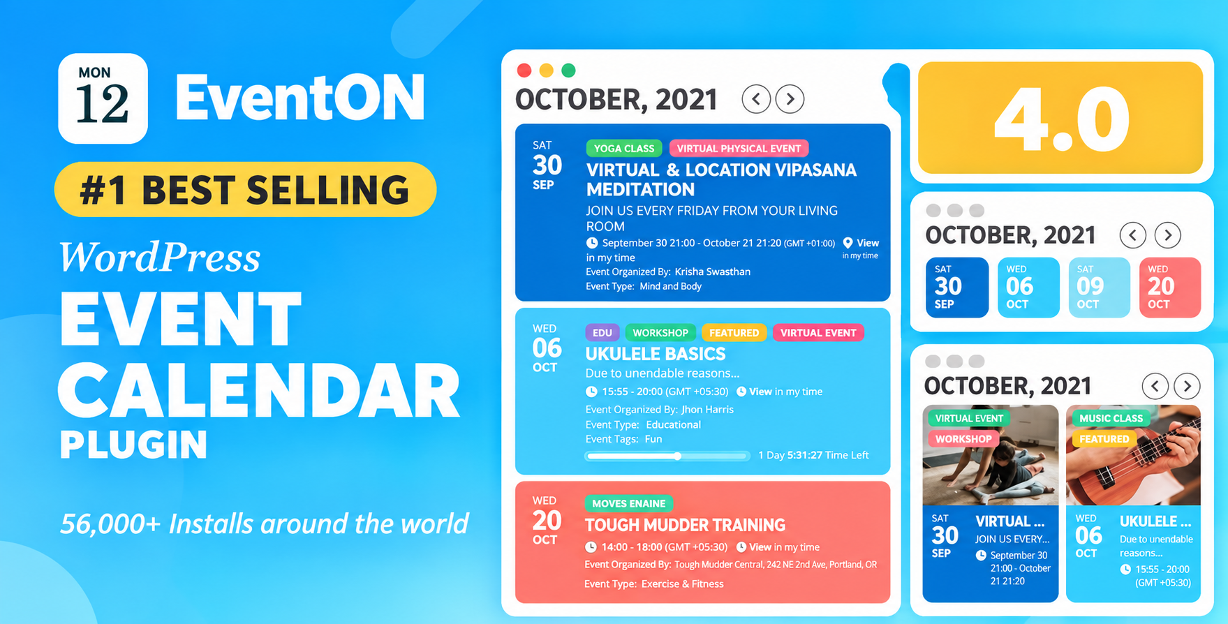 EventON - WordPress Virtual Event Calendar Plugin