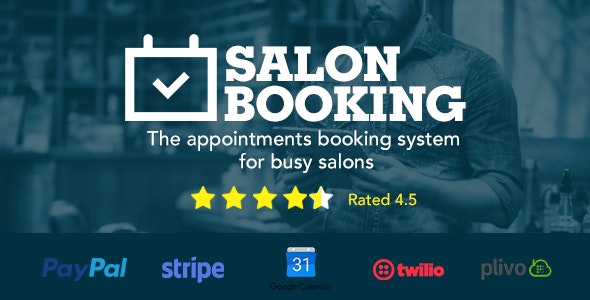 Salon Booking 10.30.34 - Wordpress Plugin
